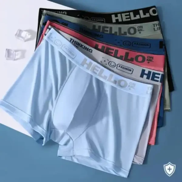 HELLO Mens Boxer Briefs-(Set of 5)